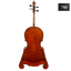 Mistrovské Violoncello 4/4 model MONTAGNANA - Velikost: 1/2 Celomasivní
